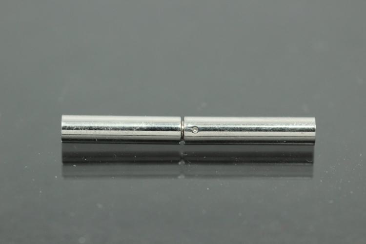 Bayonet clasp stainless steel 1,4301, approx. Sizes 20mm x 2,5mm x 2,5mm Hole I Ø1,5mm