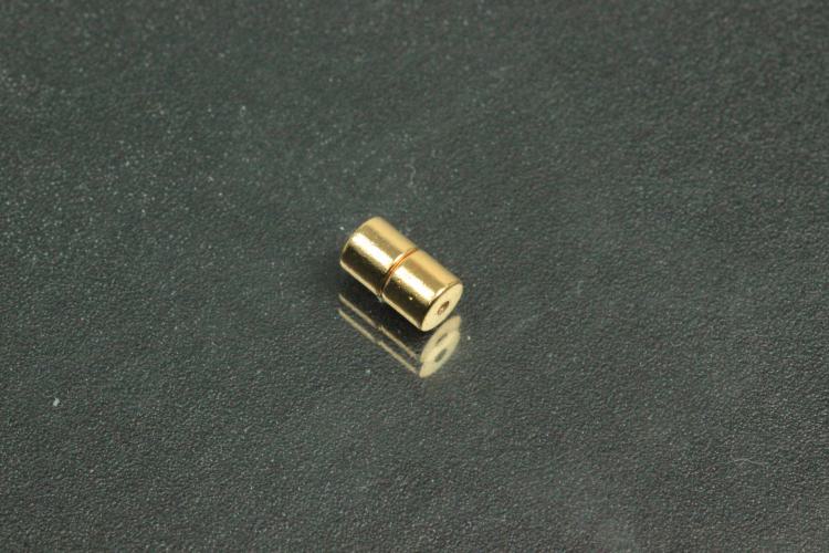 Power magnetic clasp Ø 4mm gold color