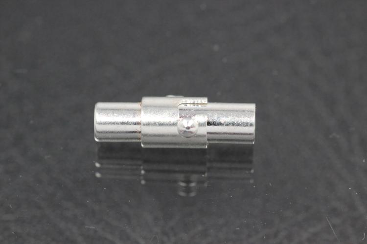 Magnetbajonettschließe silberfarben ca.Maße 14,5 x 4,8mm I Ø2,9mm