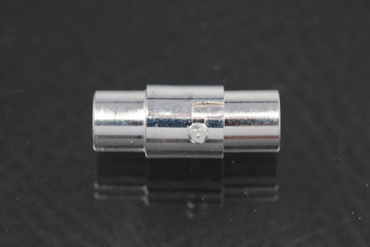 Magnetbajonettschließe silberfarben ca.Maße 15,5 x 7,0mm I Ø5mm