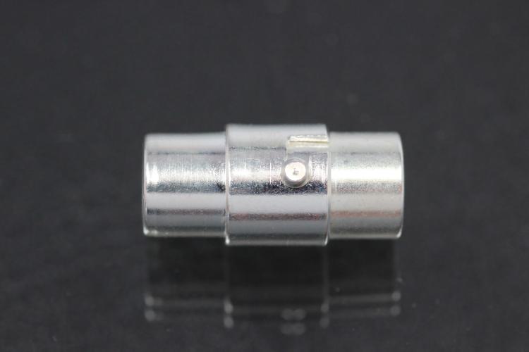 Magnetbajonettschließe silberfarben ca.Maße 17,0 x 8,0mm I Ø 5,6 mm