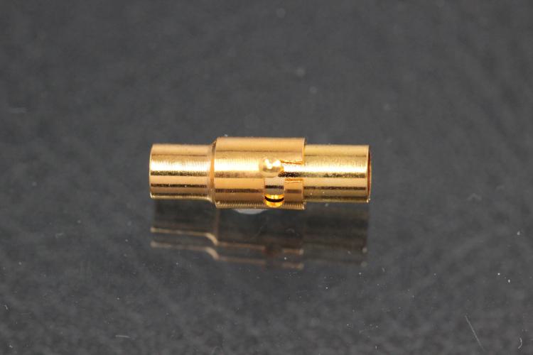 Magnetbajonettschließe goldfarben ca.Maße 14,5 x 4,8mm I Ø2,9mm