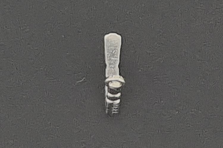 Edelstahl Schloßschnapper mit Oese ca.Maße b 0,45mm x Schnappertiefe 4,5mm