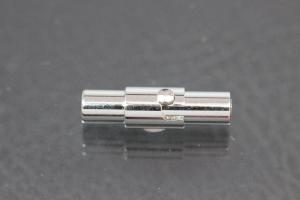 Magnetic bayonet clasp stainless steel 1,4301, 17mm x 5,0mm I Ø2mm