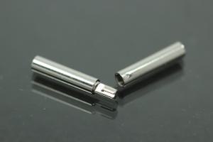 Bayonet clasp stainless steel 1,4301, approx. Sizes 20mm x 2,5mm x 2,5mm Hole I Ø1,5mm