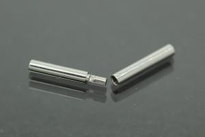 Bayonet clasp stainless steel 1,4301, approx. Sizes 20mm x 2,5mm x 2,5mm Hole I Ø1,2mm