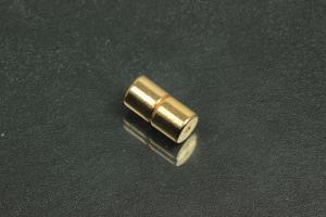 Power magnetic clasp Ø 5,6 mmx5,6 mm gold color