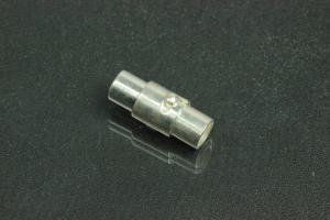 Magnetbajonettschließe silberfarben ca.Maße 15,5 x 6,0mm I Ø3,9mm