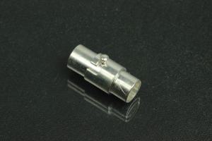 Magnetbajonettschließe silberfarben ca.Maße 15,5 x 7,0mm I Ø5mm