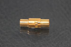 Magnetic bayonet clasp gold color approx.size 14,5 x 4,8mm I Ø2,9mm