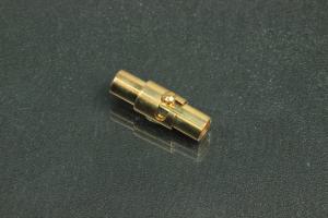 Magnetbajonettschließe goldfarben ca.Maße 14,5 x 4,8mm I Ø2,9mm