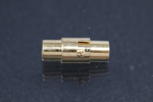 Magnetbajonettschließe goldfarben ca.Maße 15,5 x 6,0mm I Ø3,9mm