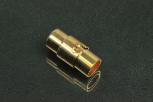 Magnetbajonettschließe goldfarben ca.Maße 15,5 x 7,0mm I Ø5mm