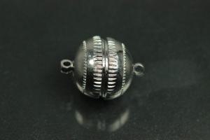Magnetverschluss rund ca. Ø14x20mm , unecht, platinfarben