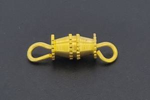 Schraubschließe goldfarben mit Öse ca.13,4x4,0mm,